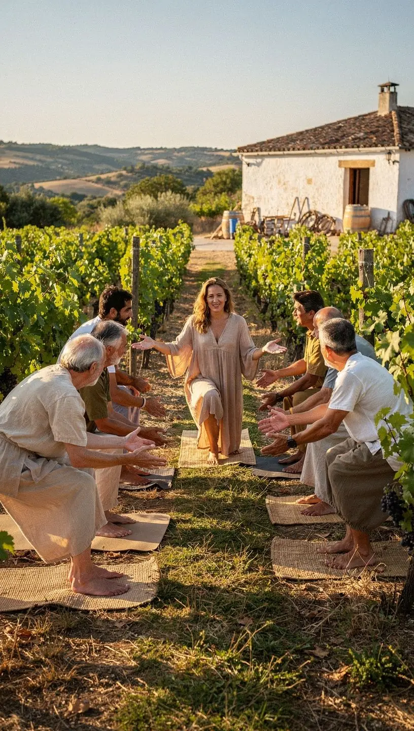 Primer plano de pies descalzos sobre una esterilla de yoga, mostrando una buena alineación y estabilidad.